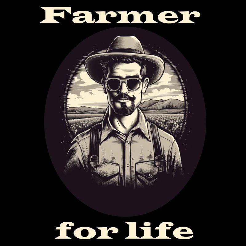 Farmer for life white
