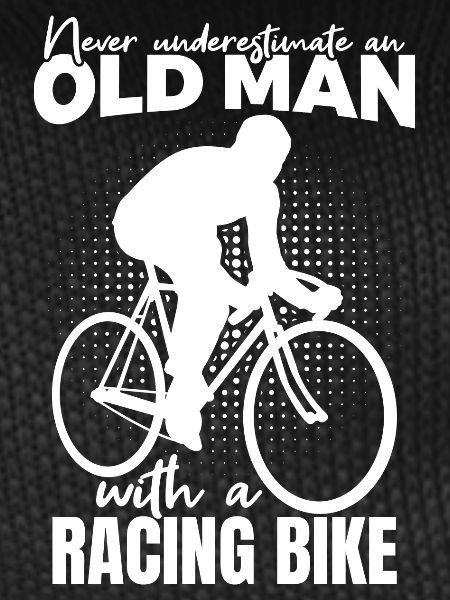 Cyclist grandfather
