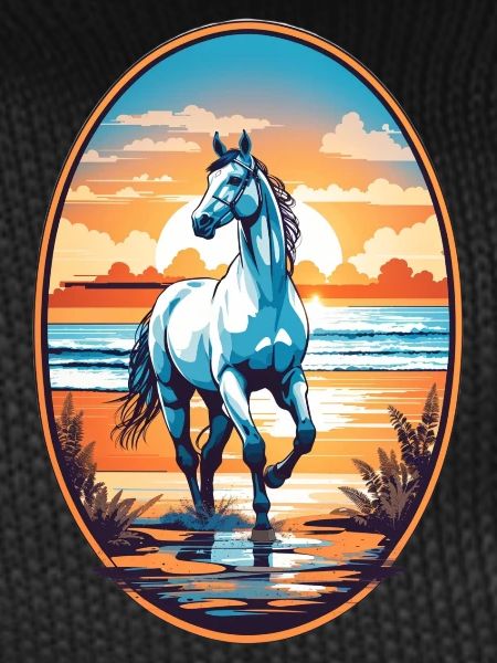 Horse on the beach