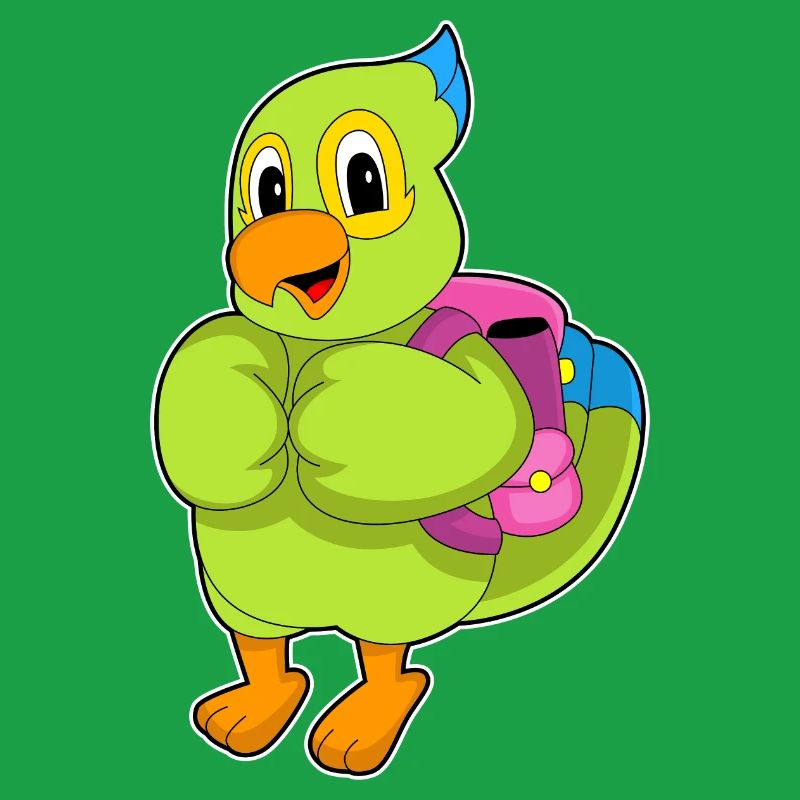 Parrot Student Backpack School