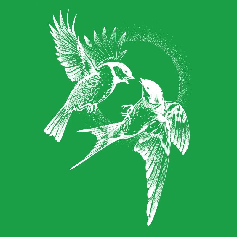 Inversion de combat d’oiseaux