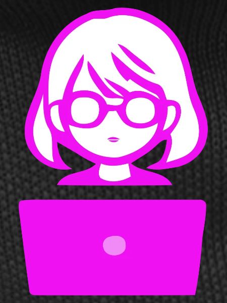 Frau mit Computer Programmierer Coder