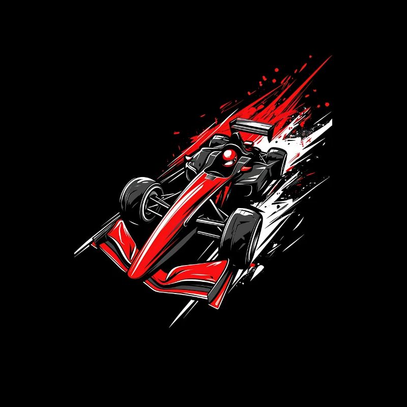 Voiture de course de formule | Illustration de course à grande vitesse