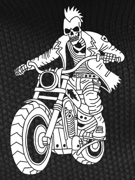 The White Biker from Hell