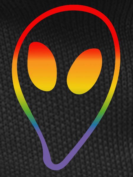 rainbow alien LGBTQI lgbt tshirt