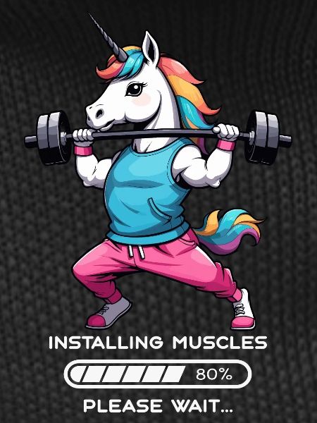 Bodybuilder Unicorn