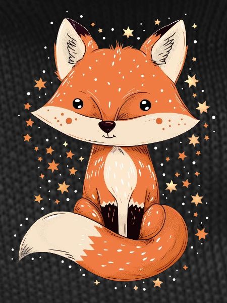 Fuchs mit Sternen