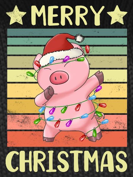 Merry Christmas Pig