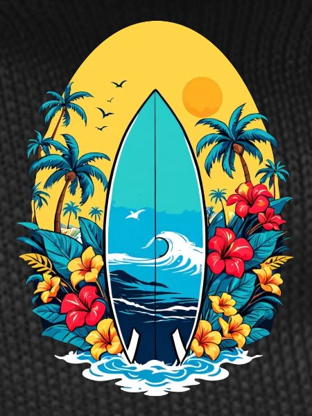 Stylish surfboard
