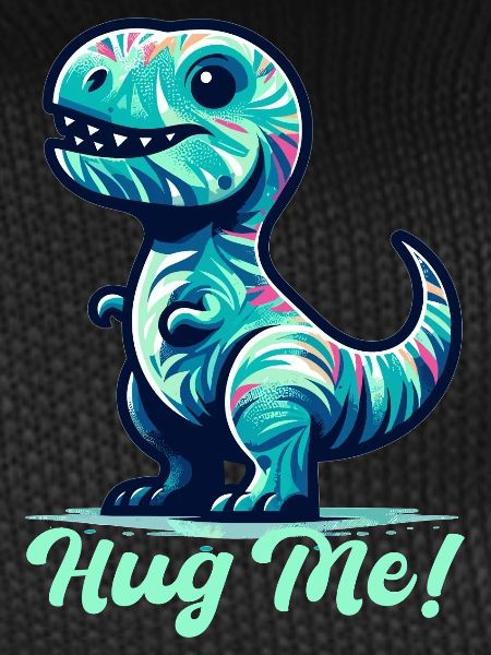 T-Rex Hug Me Hug Gift