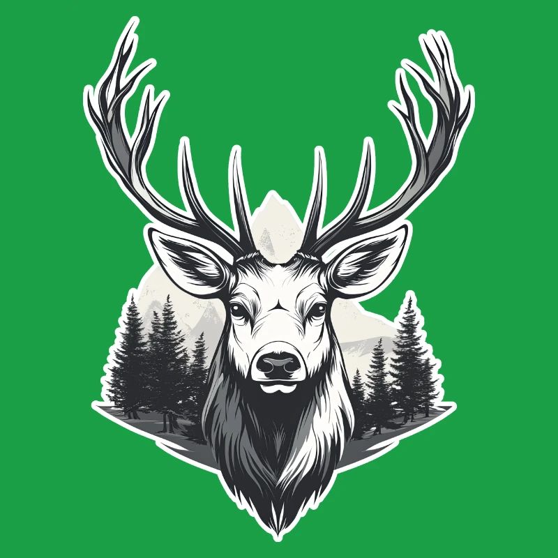 Paysage forestier de Deer Head