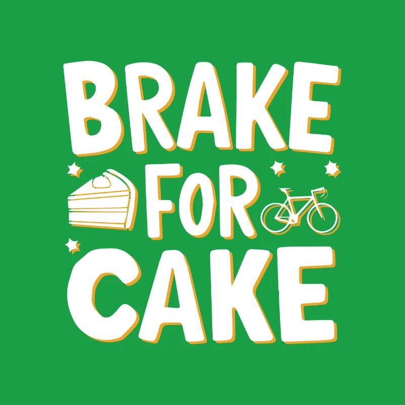 Gâteau de vélo sucré Conception de motivation