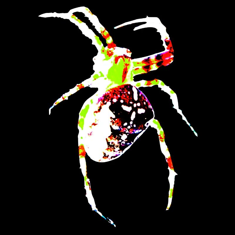 Araignée aux couleurs vives