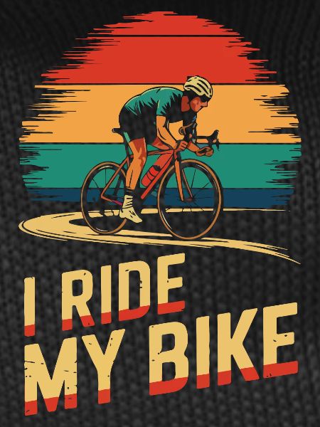 Sunset Cycling Enthusiast Tee