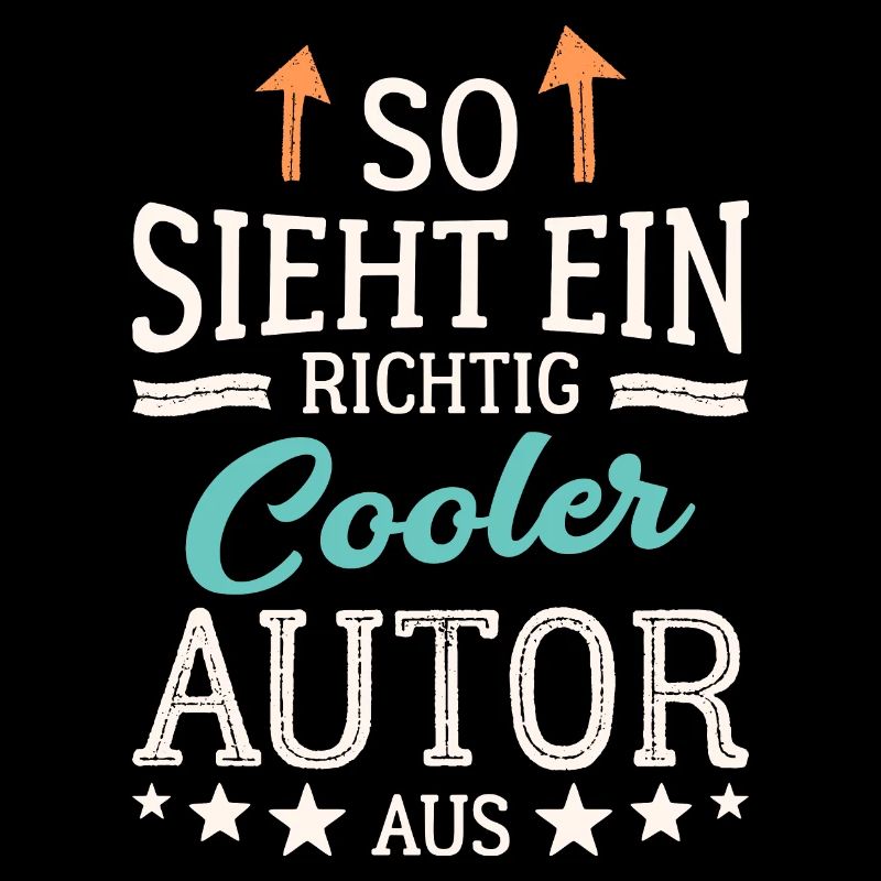 So sieht ein cooler Autor aus Schriftsteller