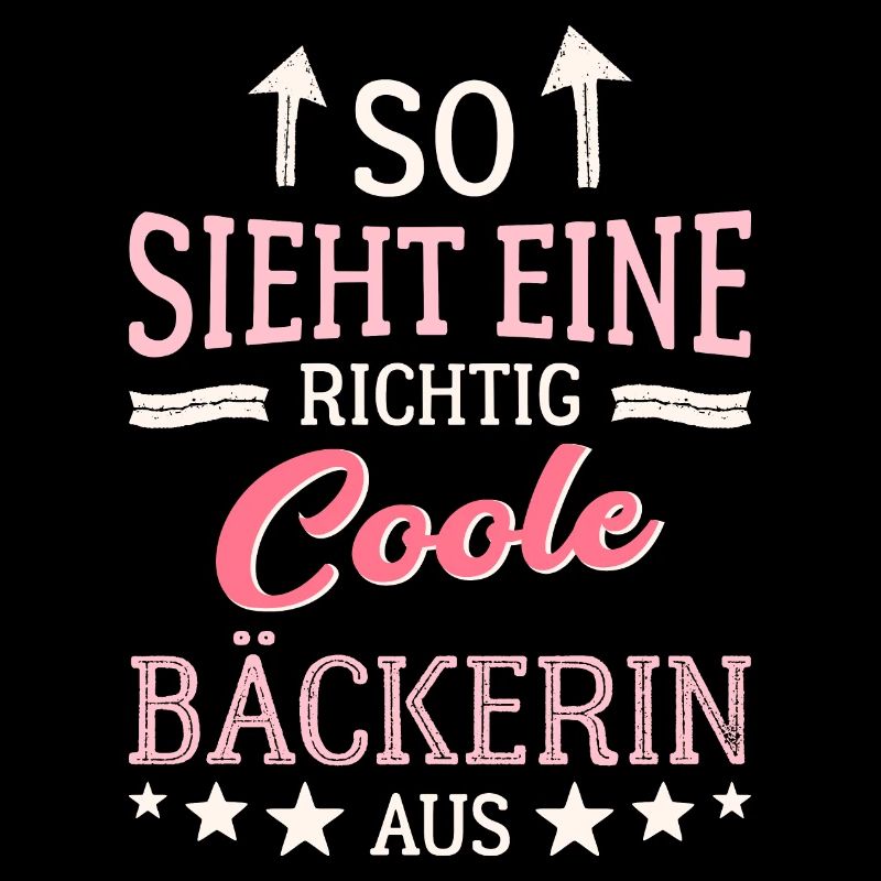 So sieht eine richtig coole Bäckerin aus Backen