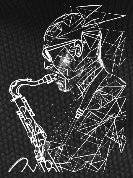 Saxophone Player Sketch