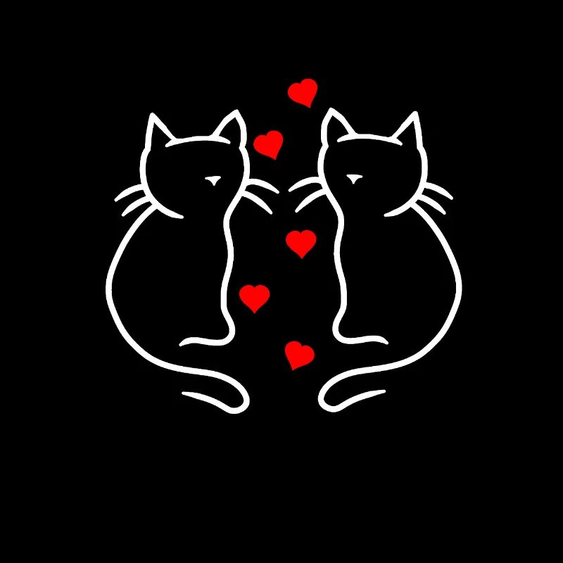 Valentin Herz Katzen Liebe Freundschaft Herzen