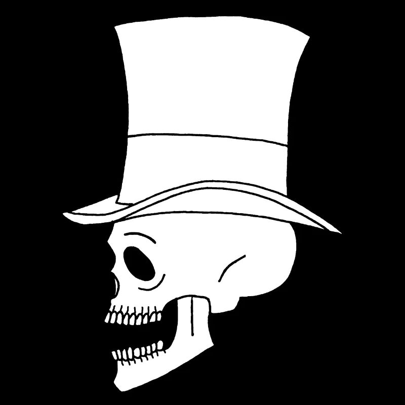 Vintage White Skull