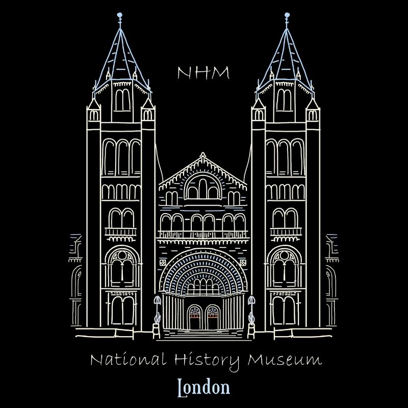 Londres, Musée d’histoire naturelle NHM, Dessin, Royaume-Uni