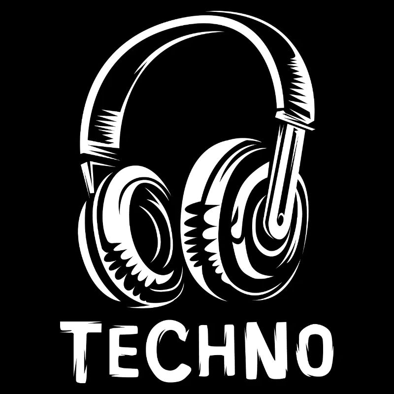 Techno Kopfhörer - Musik Fans Electro und Beats