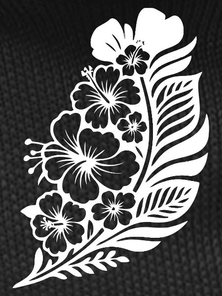 Tropical Hibiscus & Palm