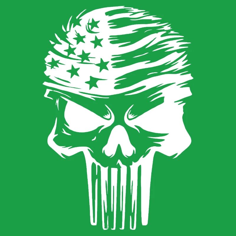 Conception graphique de crâne étoilé