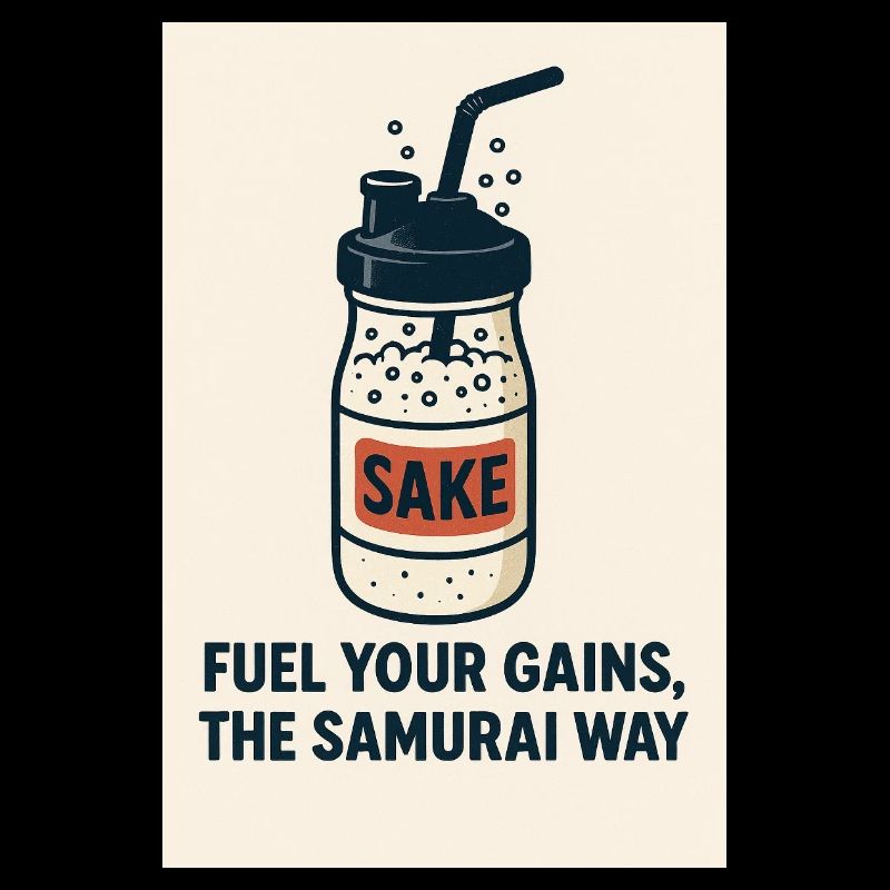 Saké et Gains Style Samurai
