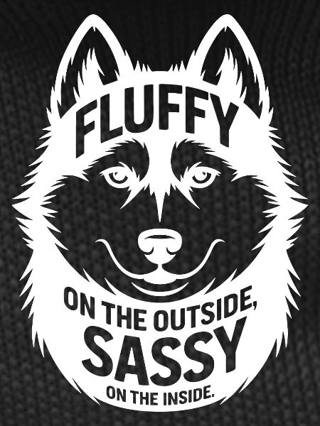Fluffy Outside Sassy Inside Husky 