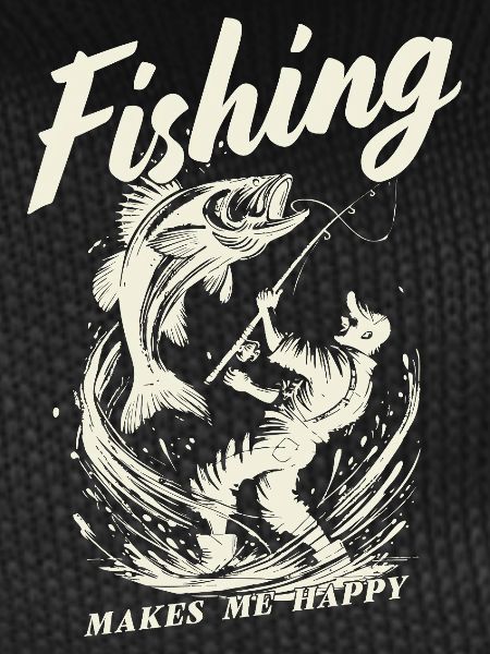 Fishing makes me happy