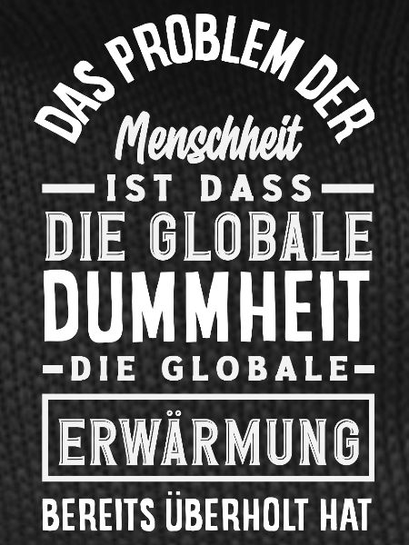 Global stupidity beats warming