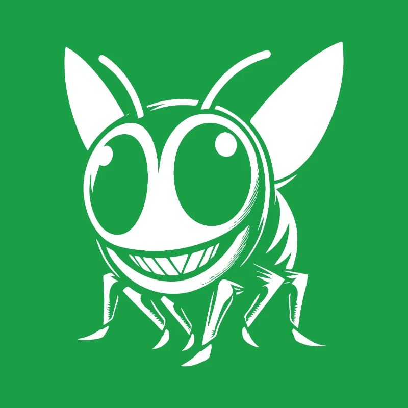 Funny Wasp Design – Comic Fun