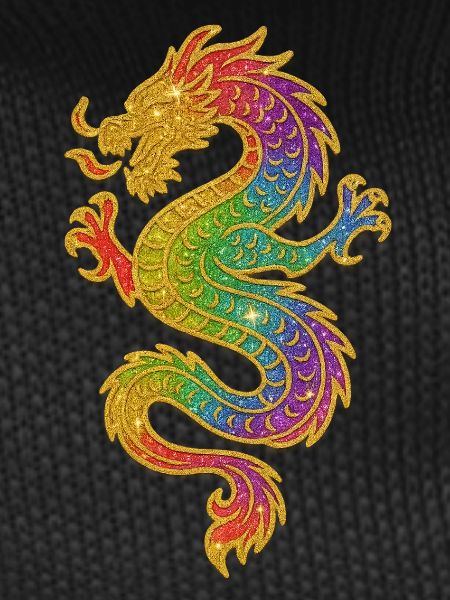 Golden Rainbow Dragon