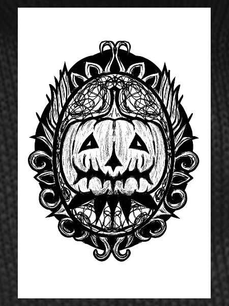 Mandala Pumpkin Ornament