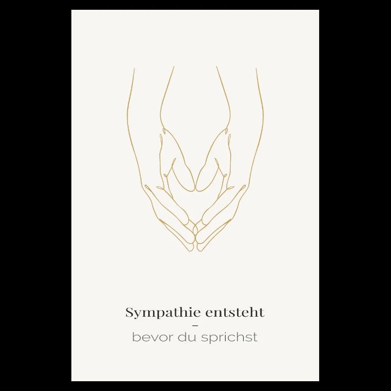  Sympathie entsteht – bevor du sprichst