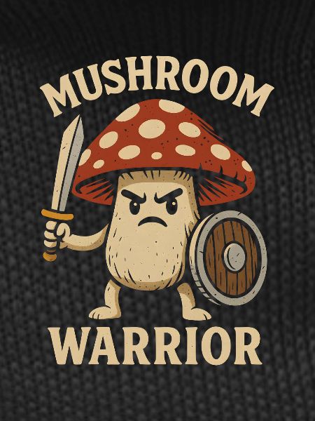 Guerrier champignon avec épée