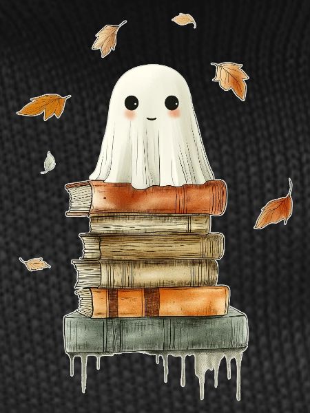 Ghost with Books