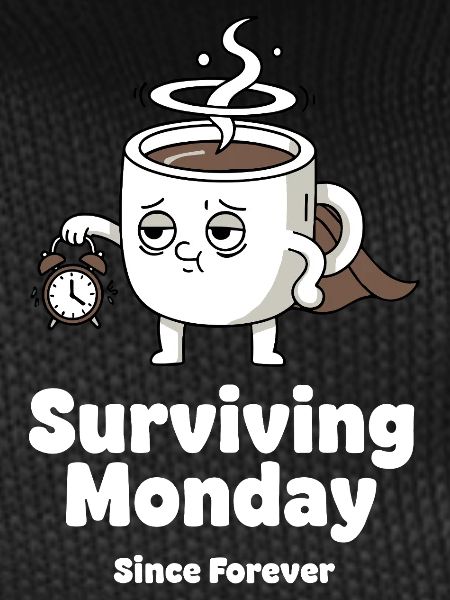 Monday Survival Coffee Mug Hero