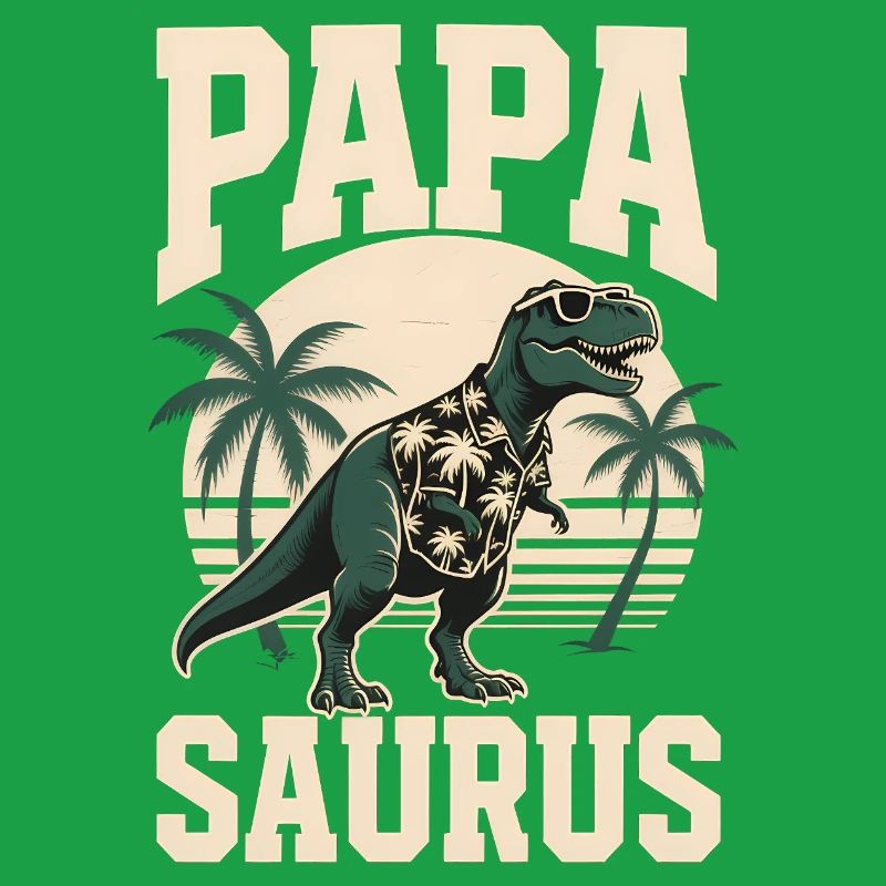 Papa Saurus Rex Dinosaur Father's Day Gift