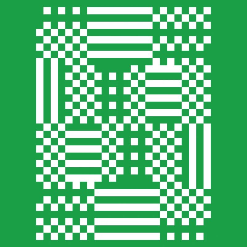 GridFlux Monochrome Optical Pattern