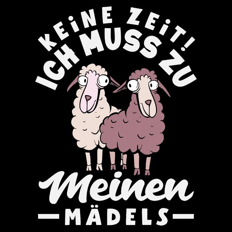 Pas le temps! Je dois aller vers mes filles – des moutons