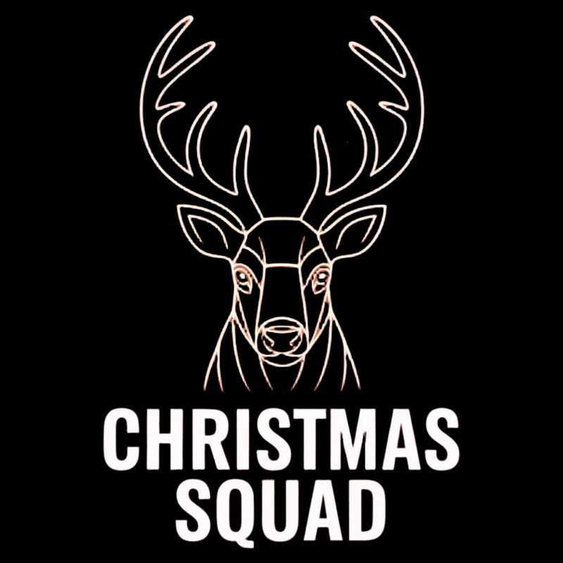 Neon Deer Squad Noël