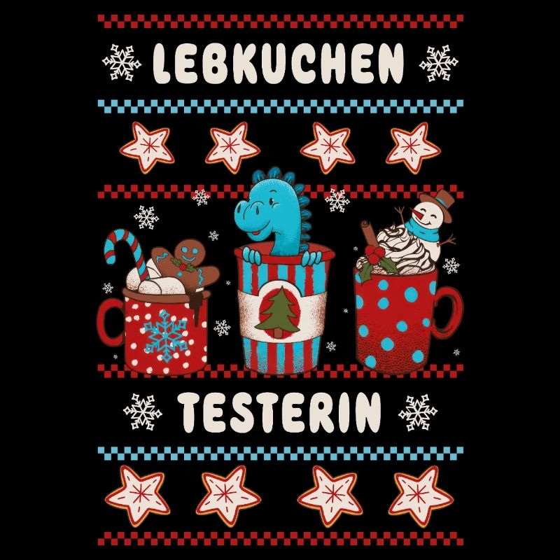 Christmas Gingerbread Tester with Dino