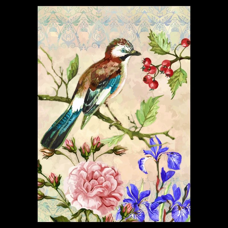 Bunter Vogel