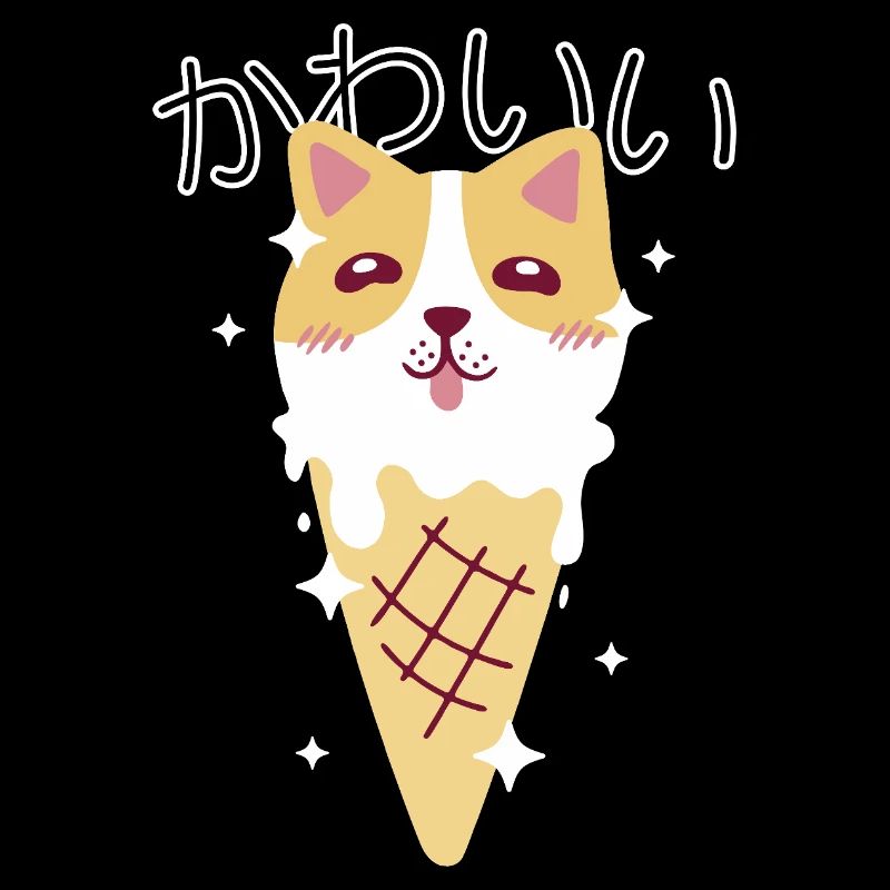 Crème de corgi kawaii
