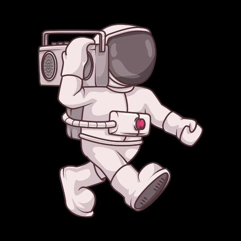 Astronauten-Ghettoblaster