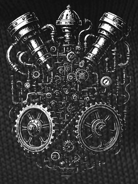 Steampunk Heart Gearwork