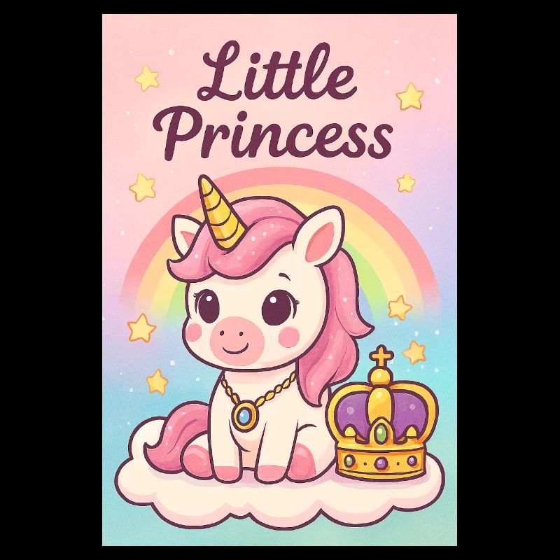 Kleine Einhorn-Prinzessin
