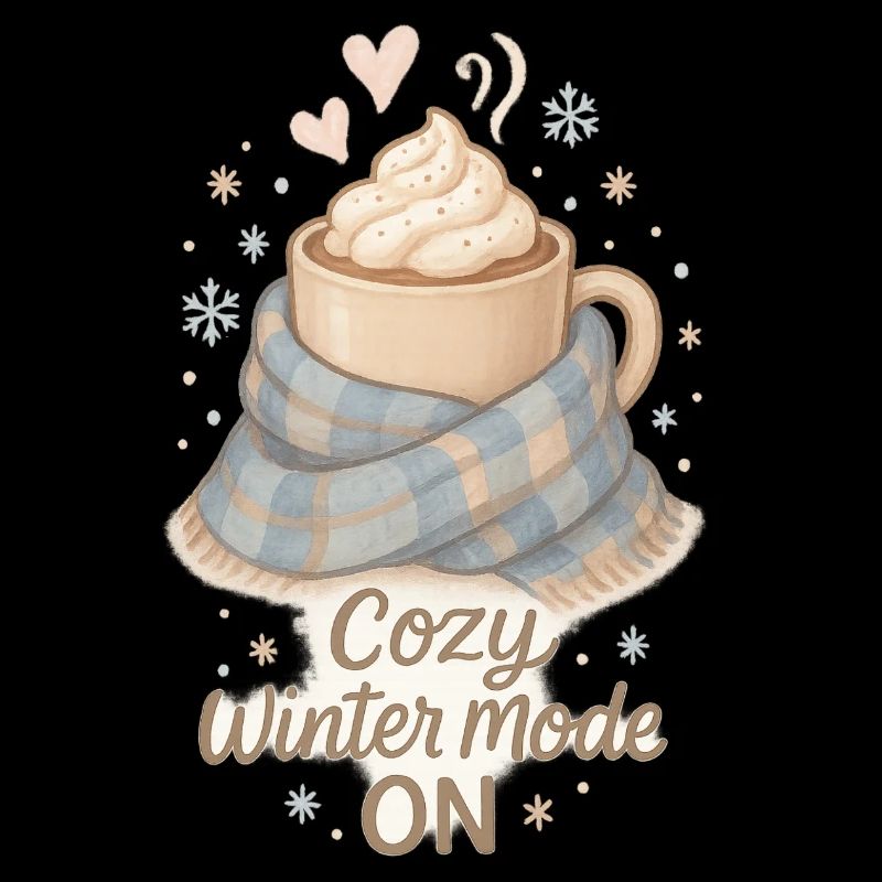 Mode d’hiver douillette – Cozy Winter Cocoa Design