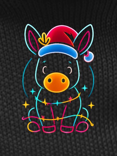 Donkey Elf Christmas Funny Gift